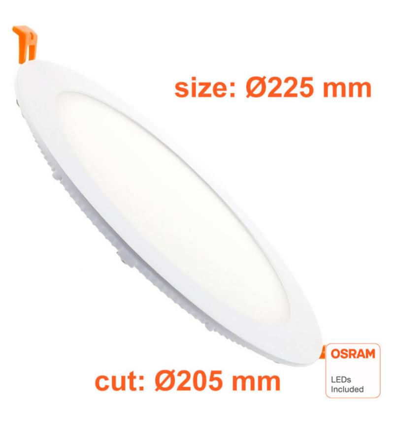 Downlight Slim LED Circulaire 24W - CCT - OSRAM CHIP DURIS E 2835