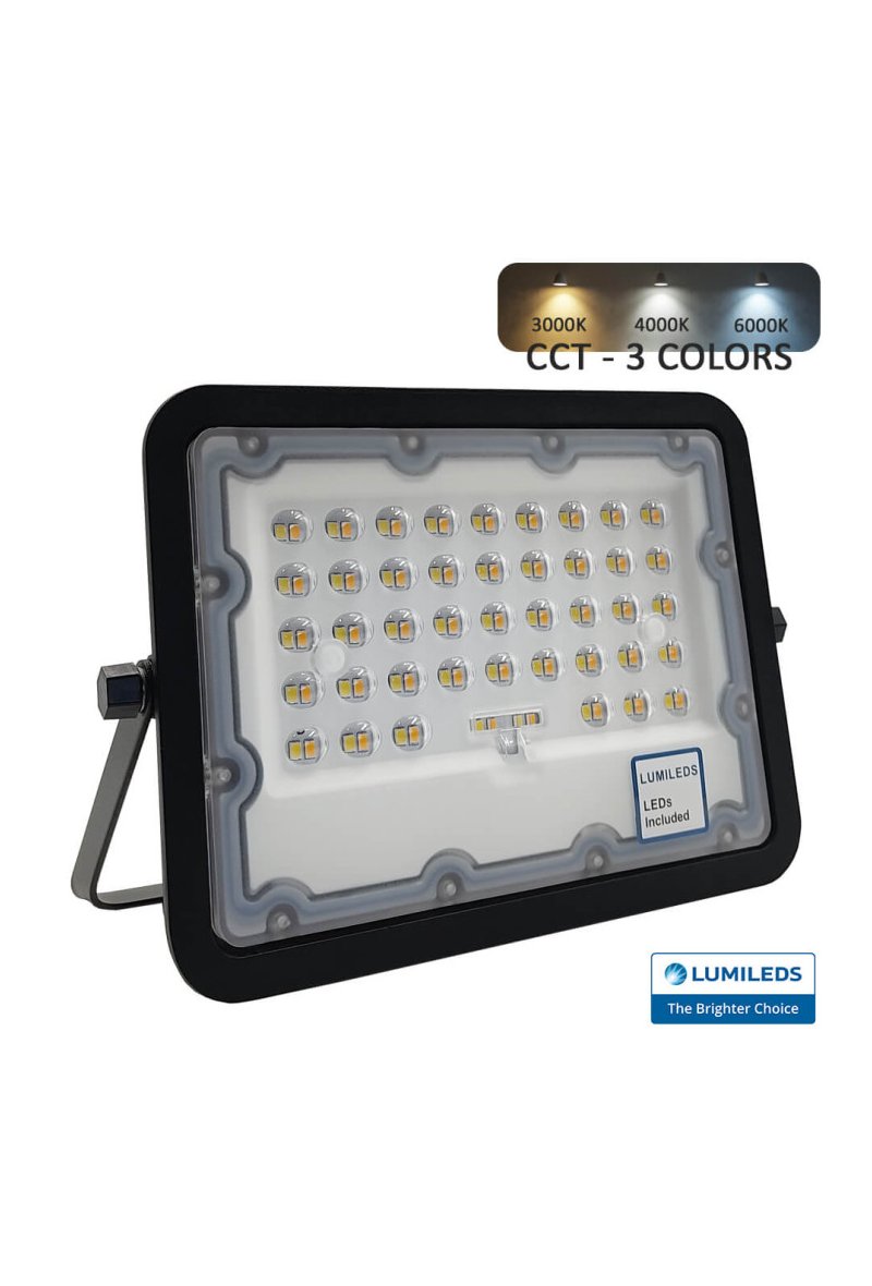 Projecteur LED 50W NEW AVANT BLACK - CCT COULEUR SÉLECTIONNABLE